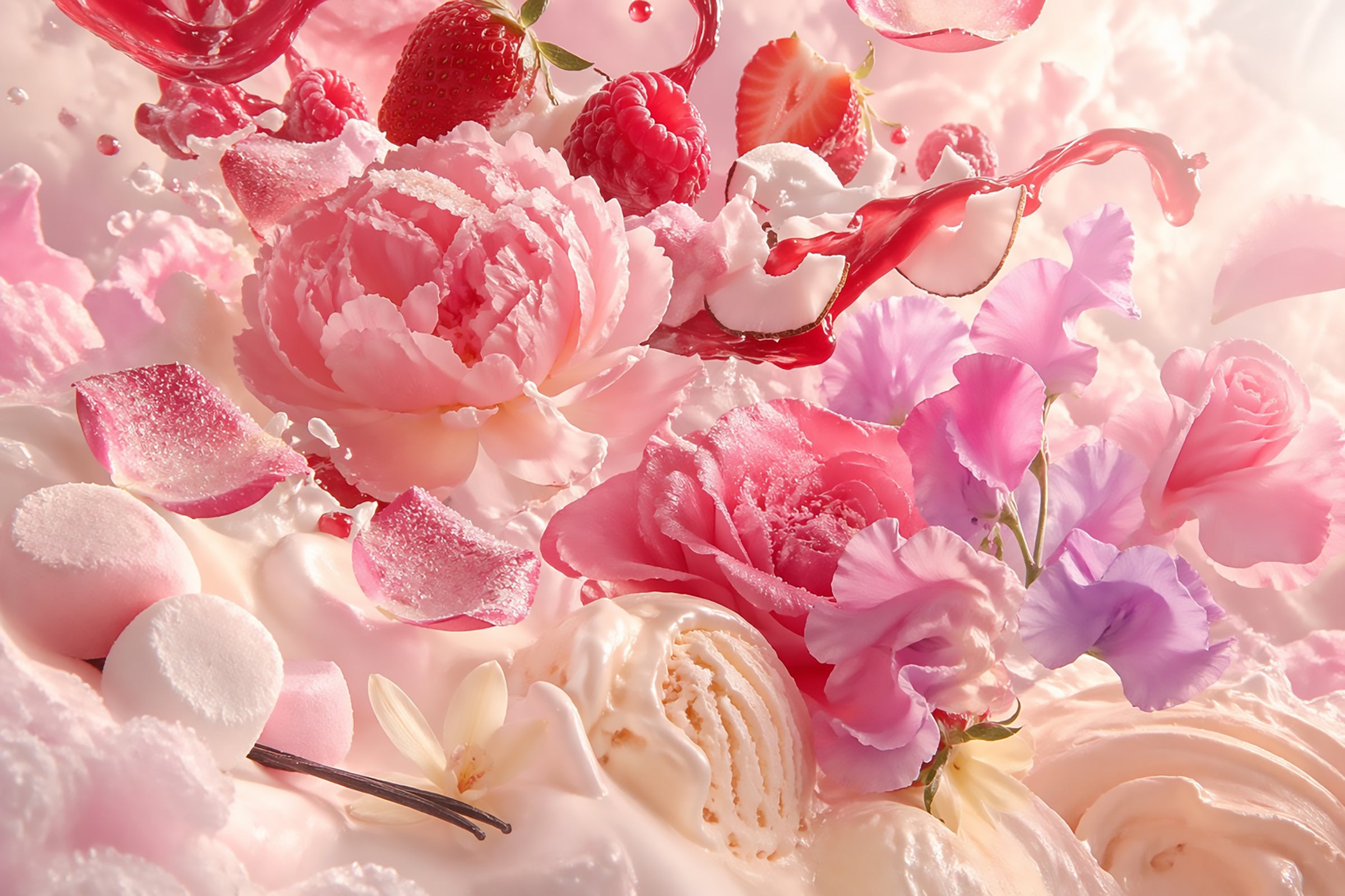 Rose Petal Ice Cream Voluspa Type Fragrance Oil