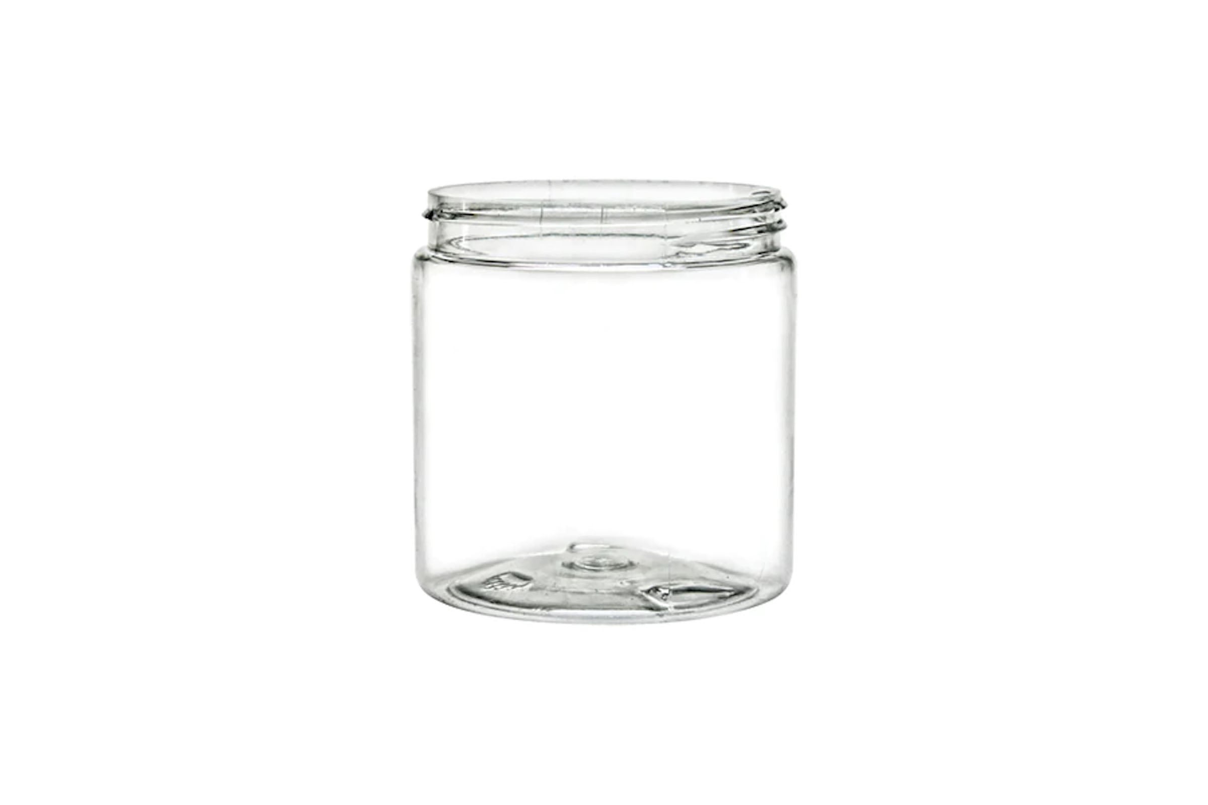 PET Clear Round Container w/Lid