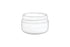 20 Gram Thick Wall Plastic Sample Jar w/Black Dome Lid