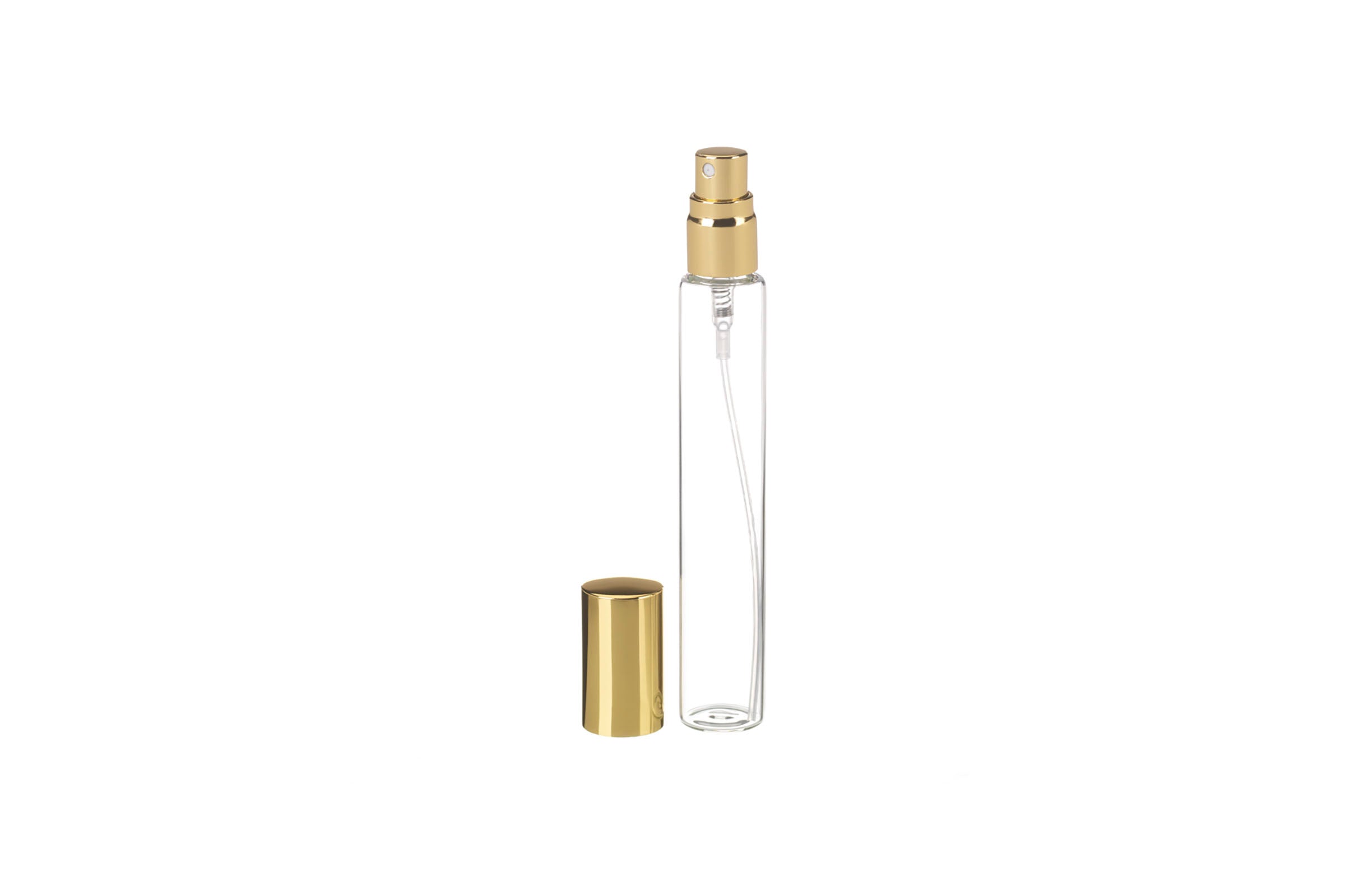 15 ML Spray Bottle with Tubing Gold Cap